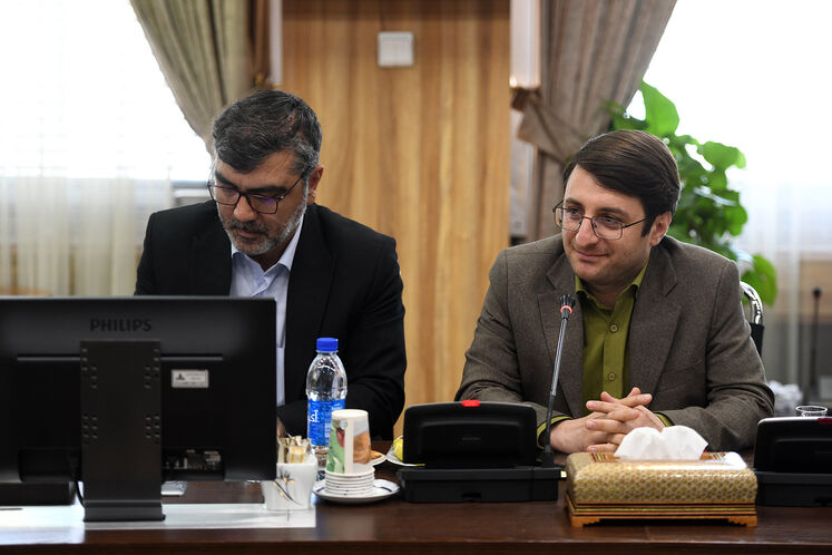 دیدار مهدی علی‌مددی، معاون وزیر در امور توسعه مدیریت و منابع انسانی با هیئت عراقی