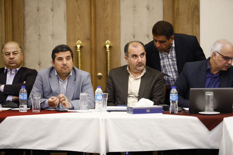 سیدمحمد پیشوایی، سرپرست روابط عمومی شرکت ملی گاز ایران و حسینعلی محمدحسینی، مدیر برنامه ریزی تلفیقی شرکت ملی گاز ایران