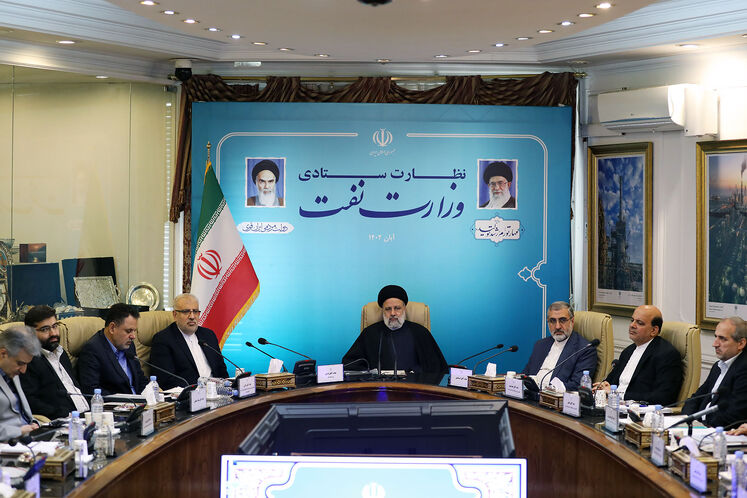 حضور سید ابراهیم رئیسی، رئیسجمهوری در وزارت نفت