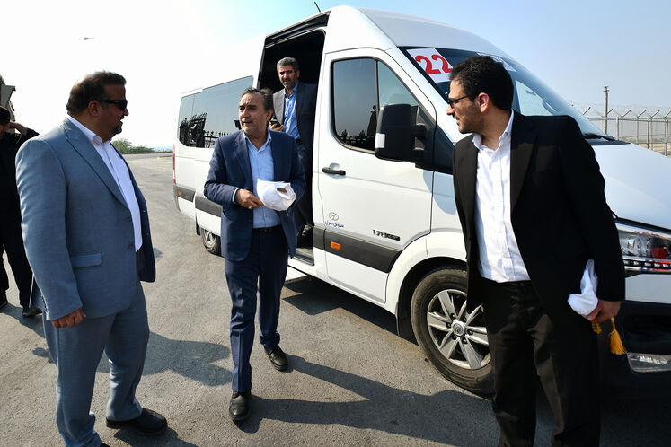 بازدید محمد دهقان، معاون حقوقی رئیسجمهوری از پالایشگاه طرح توسعه فاز ۱۴ پارس جنوبی