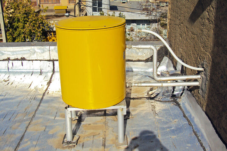 پیش از اصلاح و بهسازی تاسیسات موتورخانه