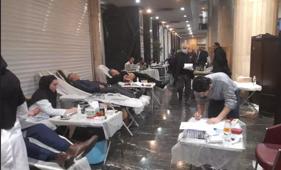 اهدای خون از سوی کارکنان وزارت نفت اهدای خون از سوی کارکنان وزارت نفت