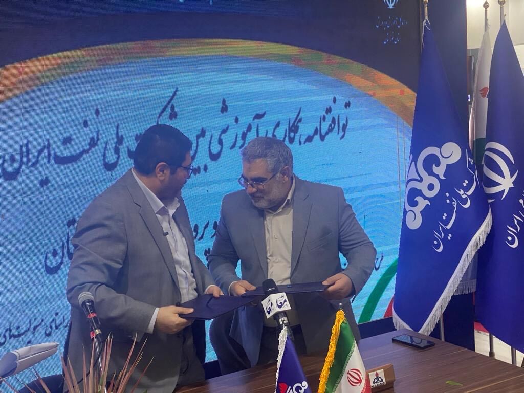 شرکت ملی نفت و آموزش‌وپرورش خوزستان توافق‌نامه همکاری آموزشی امضا کردند