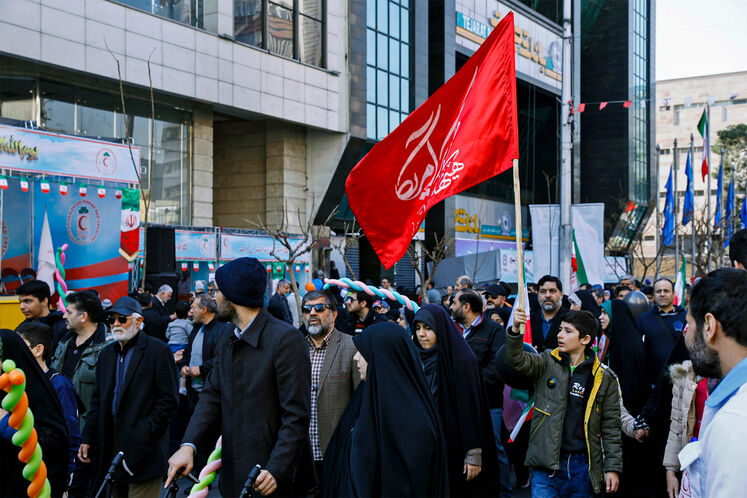 مراسم راهپیمایی چهلوپنجمین سالروز پیروزی شکوهمند انقلاب اسلامی ایران