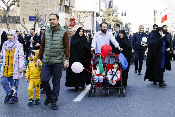 مراسم راهپیمایی چهلوپنجمین سالروز پیروزی شکوهمند انقلاب اسلامی ایران