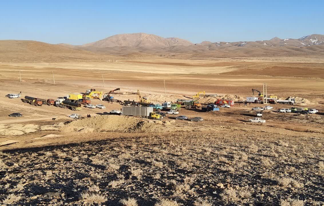 تصاویری از ترمیم و تعمیر خطوط انتقال گاز آسیبدیده در اثر خرابکاری