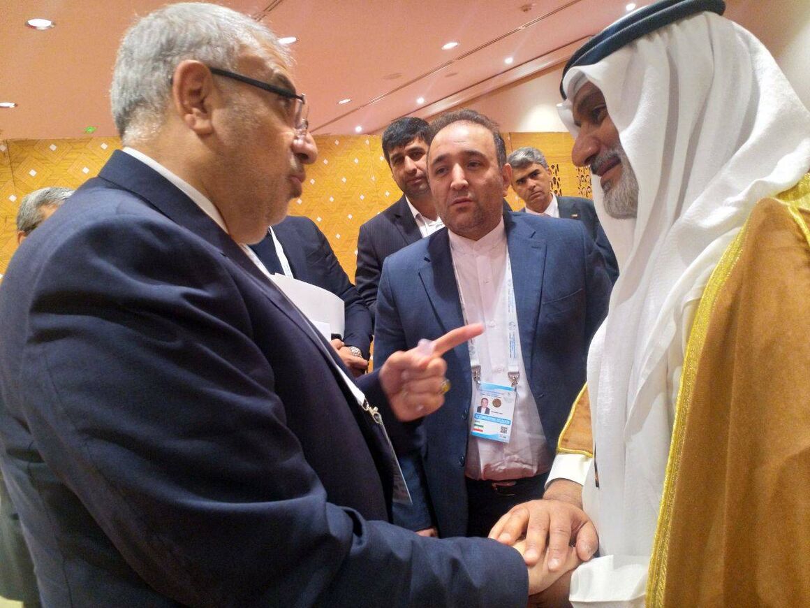 Iran oil minister, OPEC secretary general discuss oil market