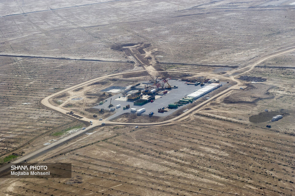 استقرار ششمین دکل به ناوگان حفاری میادین سپهر - جفیر 