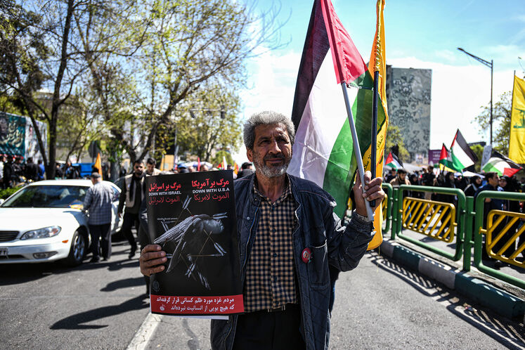 حضور جواد اوجی، وزیر نفت در راهپیمایی روز جهانی قدس