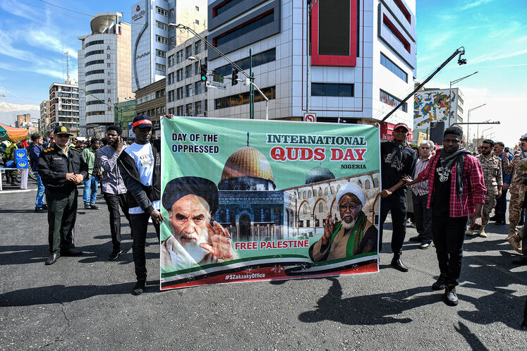 حضور جواد اوجی، وزیر نفت در راهپیمایی روز جهانی قدس