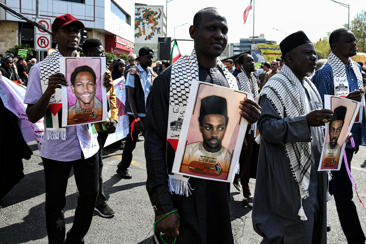 حضور جواد اوجی، وزیر نفت در راهپیمایی روز جهانی قدس