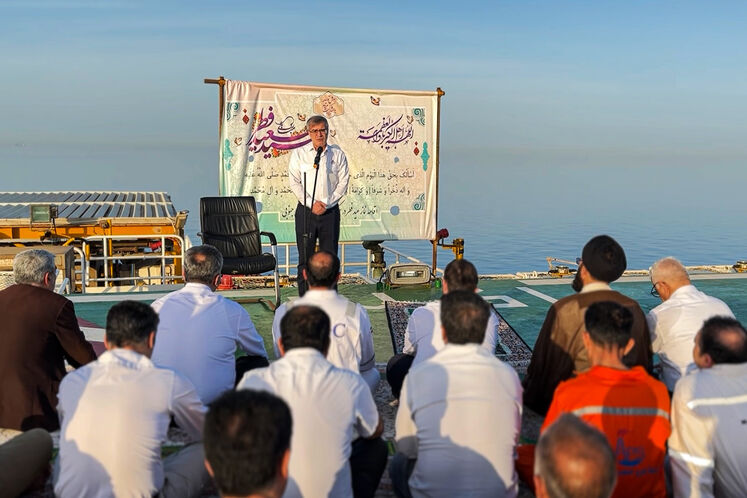 اقامه نماز عید سعید فطر در پارس جنوبی