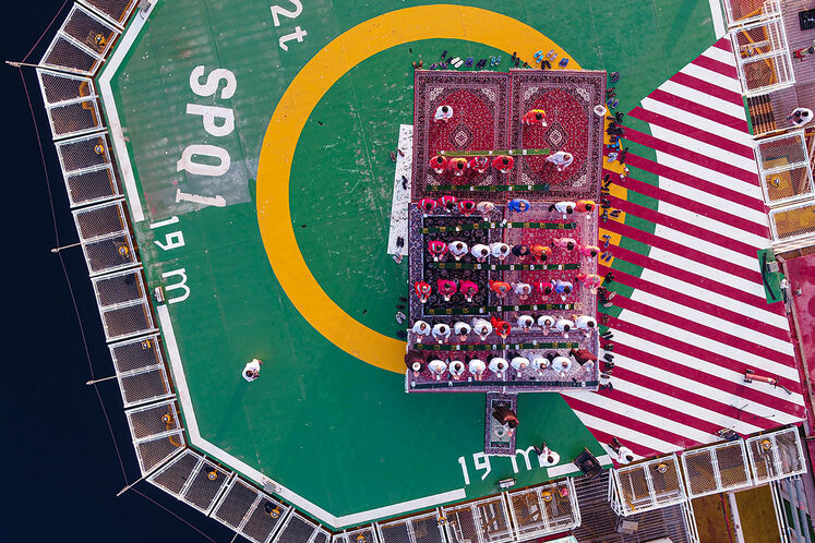 اقامه نماز عید سعید فطر در پارس جنوبی