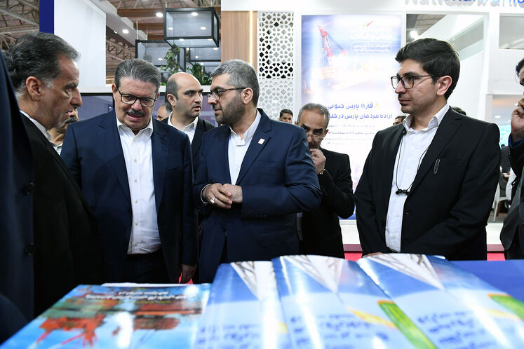 بازدید محمد حامل، دبیرکل مجمع کشورهای صادرکننده گاز، از بیست‌وهشتمین نمایشگاه بین‌المللی نفت، گاز، پالایش و پتروشیمی 