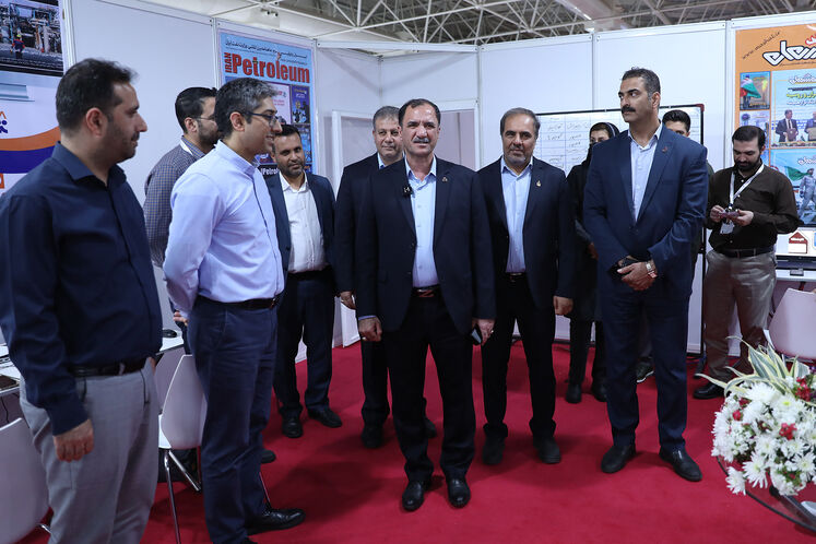 بازدید حکیم قیم، مدیرعامل پالایشگاه آبادان، از تحریریه رسانههای روابط عمومی وزارت نفت