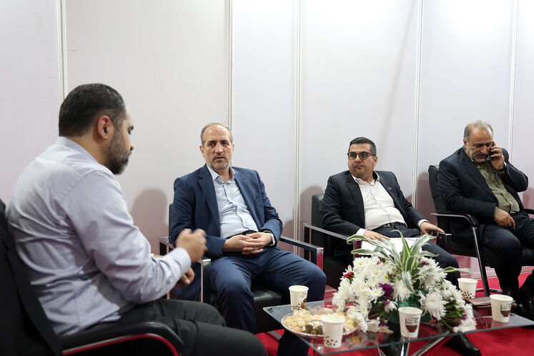 بازدید مجید چگنی، مدیرعامل شرکت ملی گاز ایران، از تحریریه رسانههای روابط عمومی وزارت نفت