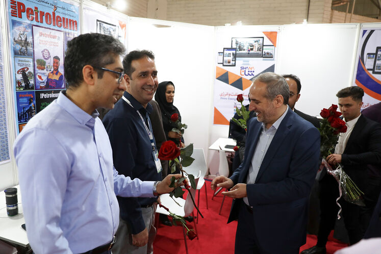 بازدید مجید چگنی، مدیرعامل شرکت ملی گاز ایران، از تحریریه رسانه‌های روابط عمومی وزارت نفت