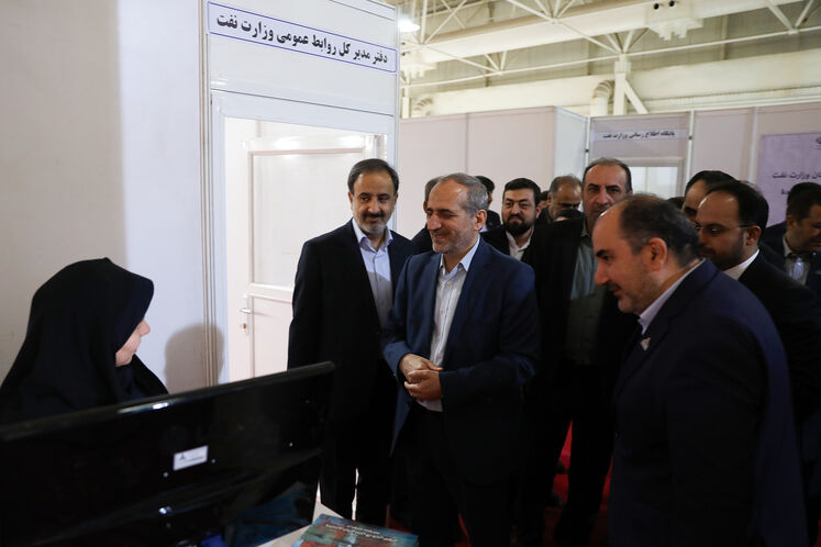 بازدید مجید چگنی، مدیرعامل شرکت ملی گاز ایران، از تحریریه رسانههای روابط عمومی وزارت نفت