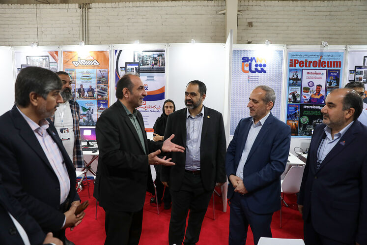 بازدید مجید چگنی، مدیرعامل شرکت ملی گاز ایران، از تحریریه رسانههای روابط عمومی وزارت نفت