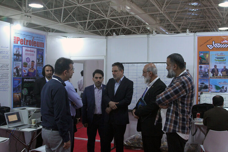 بازدید جلیل سالاری، معاون وزیر نفت در امور پالایش، از تحریریه رسانههای روابط عمومی وزارت نفت