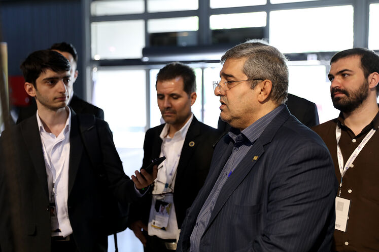 بازدید محمدحسین متجلی، مدیرعامل شرکت نفت و گاز پارس، از بسکت ساخت داخل