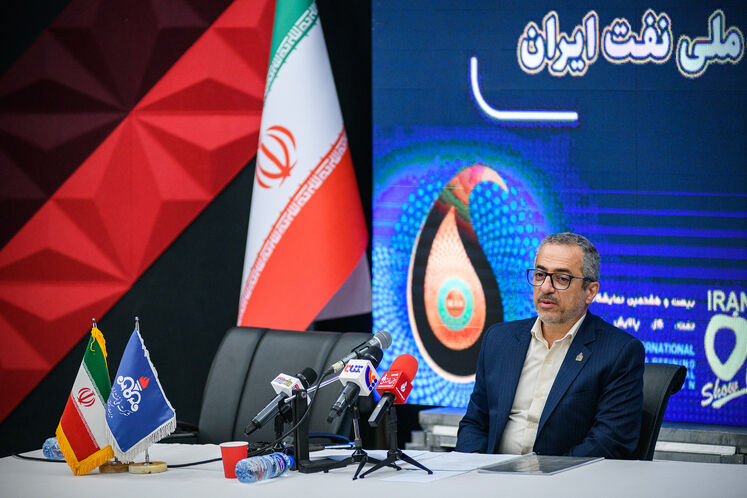 نشست خبری مهدی فکور، مدیر اکتشاف شرکت ملی نفت ایران