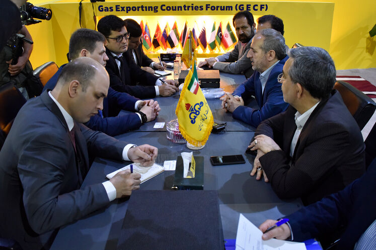 دیدار مدیرعامل شرکت ملی گاز ایران با معاون ترکمن گاز