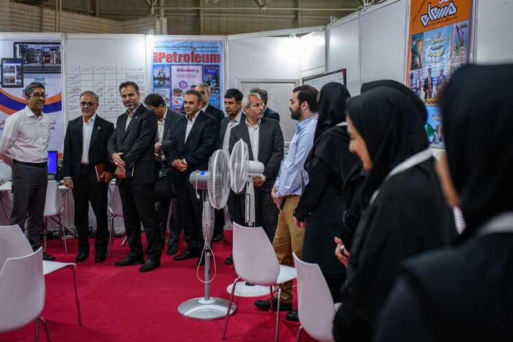 بازدید غلامعباس حسینی، مدیرعامل شرکت انتقال گاز ایران، از تحریریه رسانه‌های روابط عمومی وزارت نفت