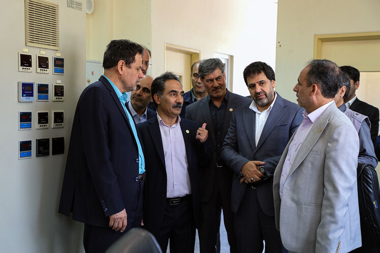 بازدید جواد اوجی، وزیر نفت از پروژه خط لوله انتقال فرآورده تبریز - خوی - ارومیه و مراکز انتقال نفت