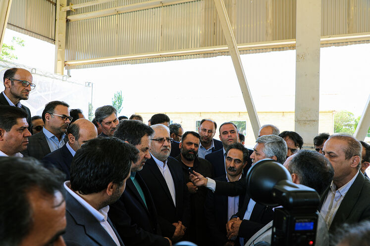 بازدید جواد اوجی، وزیر نفت از پروژه خط لوله انتقال فرآورده تبریز - خوی - ارومیه و مراکز انتقال نفت