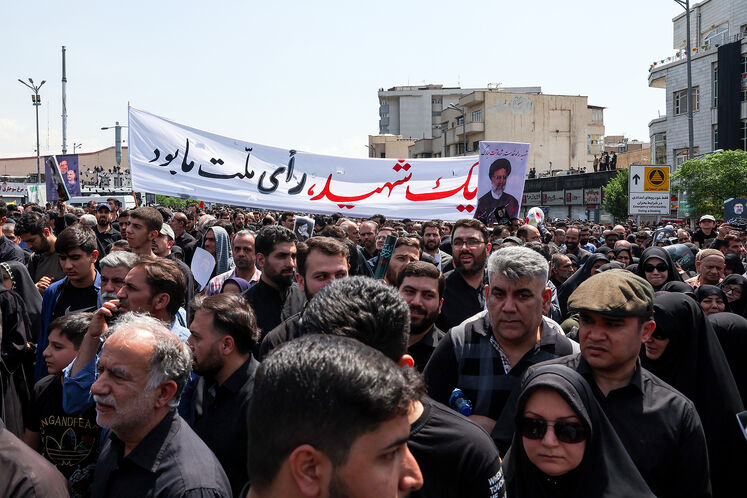 آیین تشییع پیکر شهدای خدمت در تهران