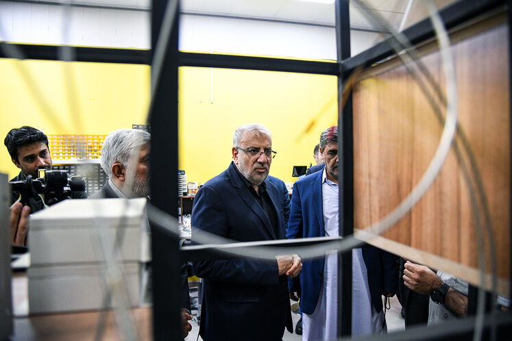 بازدید جواد اوجی، وزیر نفت از پارک علم و فناری سیستان‌وبلوچستان
