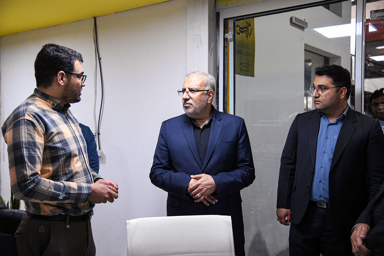 بازدید جواد اوجی، وزیر نفت از پارک علم و فناری سیستان‌وبلوچستان
