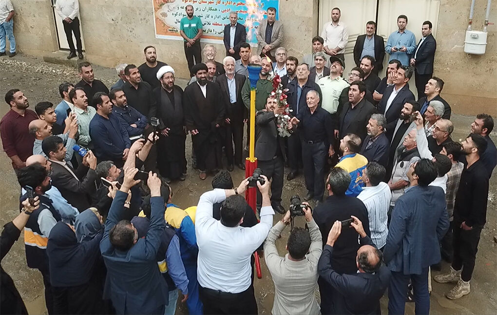 مشعل گاز ۱۵ روستای سوادکوه روشن شد مشعل گاز ۱۵ روستای سوادکوه روشن شد