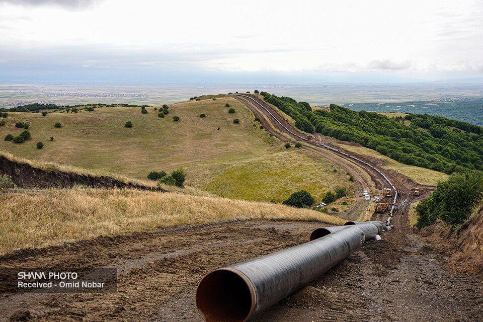تزریق گاز به خط لوله جدید رشت - چلوند تزریق گاز به خط لوله جدید رشت - چلوند