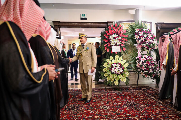 حضور محسن پاک نژاد، وزیر نفت در آیین جشن روز ملی عربستان