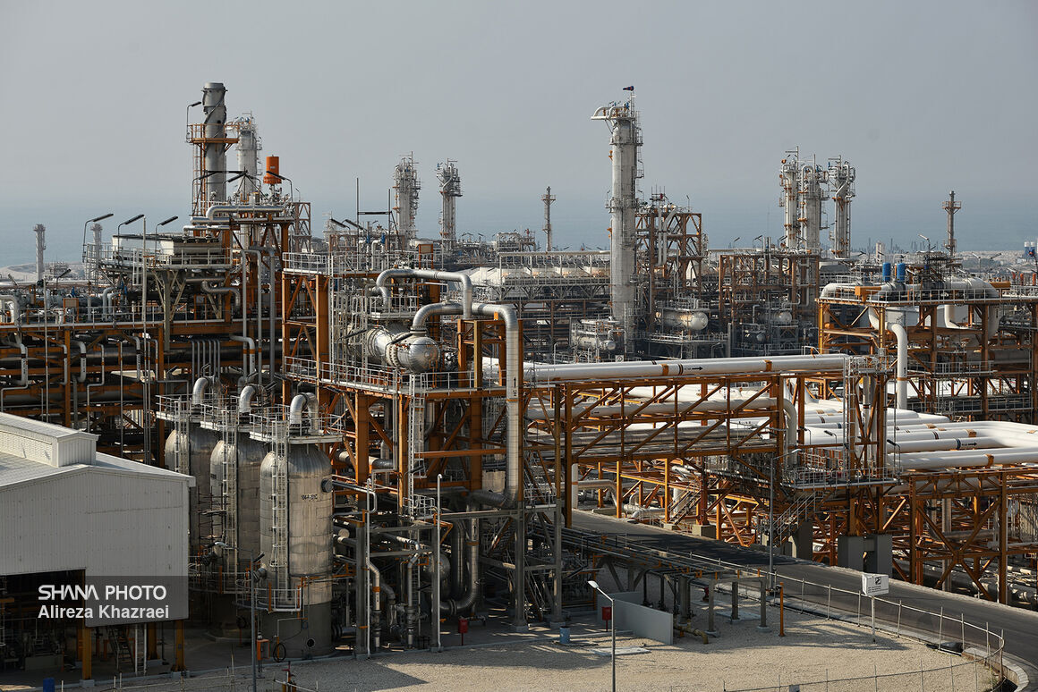 15 bcm of gas sent from South Pars refinery to national grid