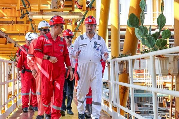 پایش مستمر تولید گاز در پارس جنوبی پایش مستمر تولید گاز در پارس جنوبی