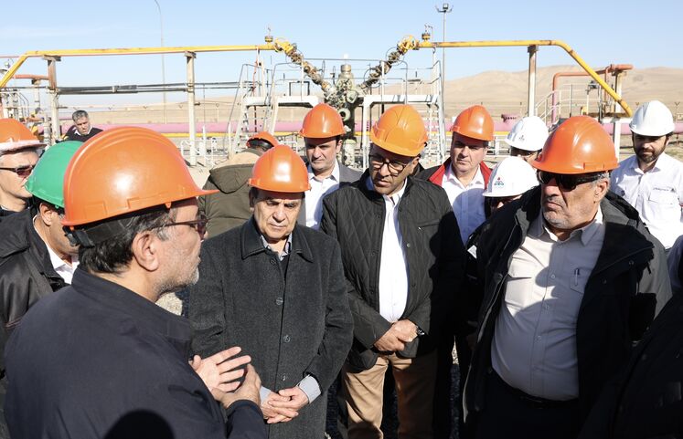 NIOC head visits gas projects in eastern Iran