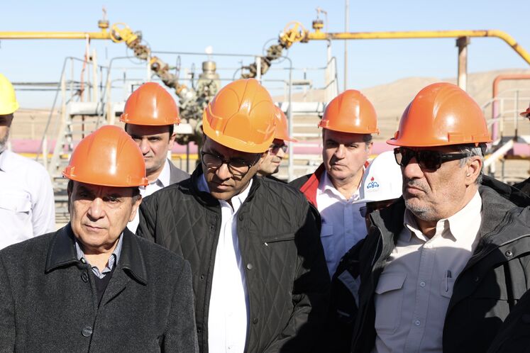 NIOC head visits gas projects in eastern Iran