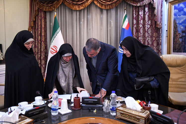 دیدار وزیر نفت با فراکسیون زنان و خانواده مجلس