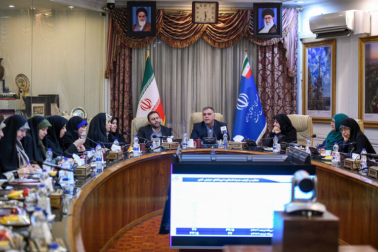 نشست فراکسیون زنان و خانواده مجلس شورای اسلامی با محسن پاک‌نژاد، وزیر نفت