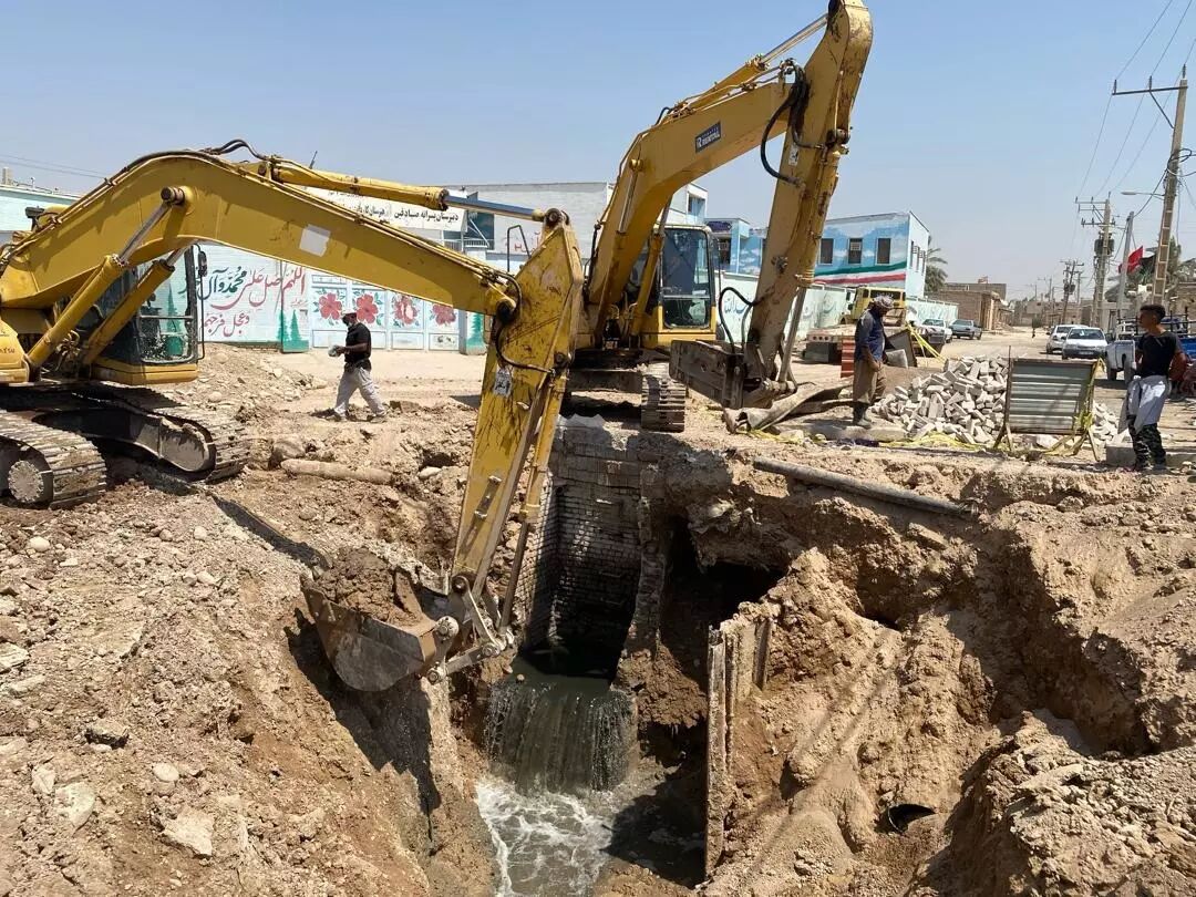 تکمیل پروژه شبکه فاضلاب حمیدیه و ملاثانی به همت نفت تکمیل پروژه شبکه فاضلاب حمیدیه و ملاثانی به همت نفت