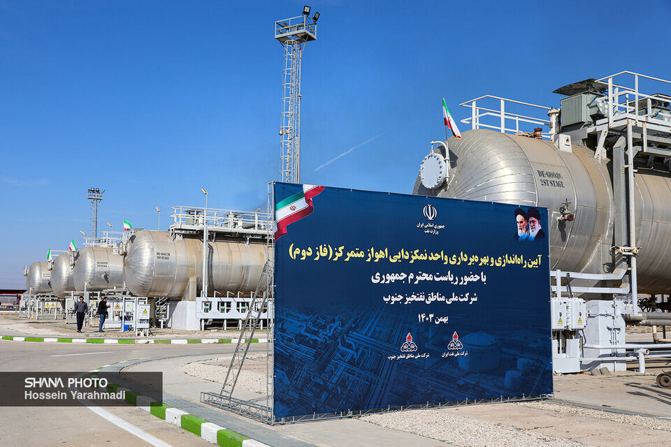 Minister: Ahvaz Desalination Plant Phase 2 boosts daily crude output