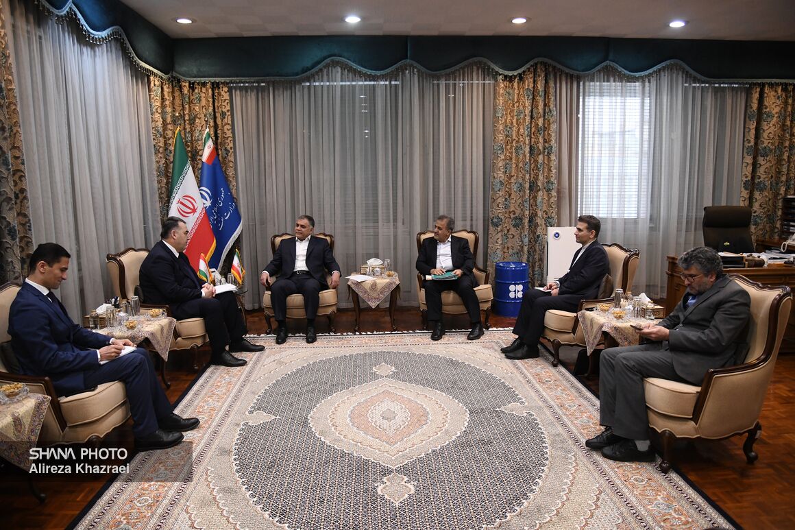 Meeting between Iranian oil minister, Tajik energy minister