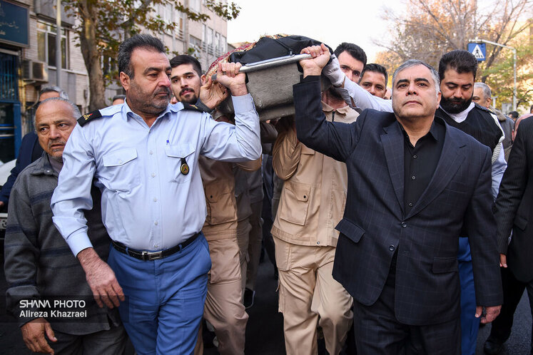 مراسم تشییع پیکر برادر وزیر نفت