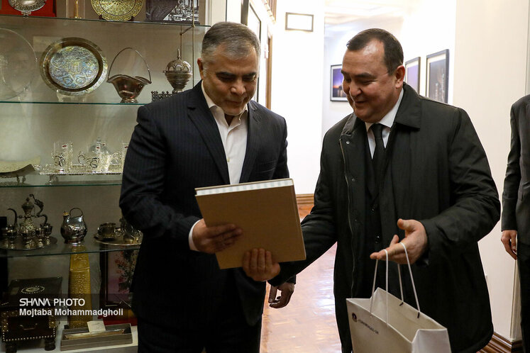 دیدار ﻭﺯﯾﺮ ﻧﻔﺖ ﺑﺎ ﻭﺯﯾﺮ ﺧﺎﺭﺟﻪ ﺗﺮﮐﻤﻨﺴﺘﺎﻥ