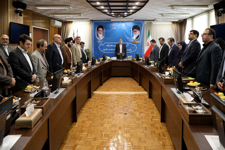 آیین تکریم و معارفه رئیس دانشگاه صنعت نفت