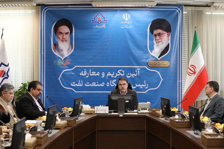 آیین تکریم و معارفه رئیس دانشگاه صنعت نفت