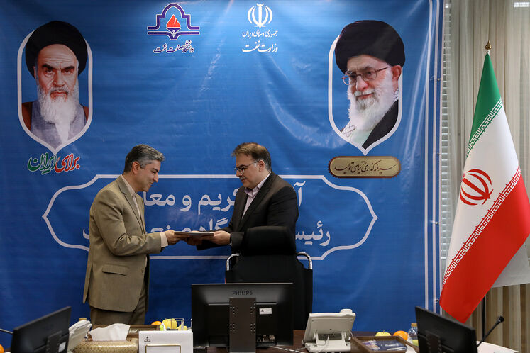 آیین تکریم و معارفه رئیس دانشگاه صنعت نفت